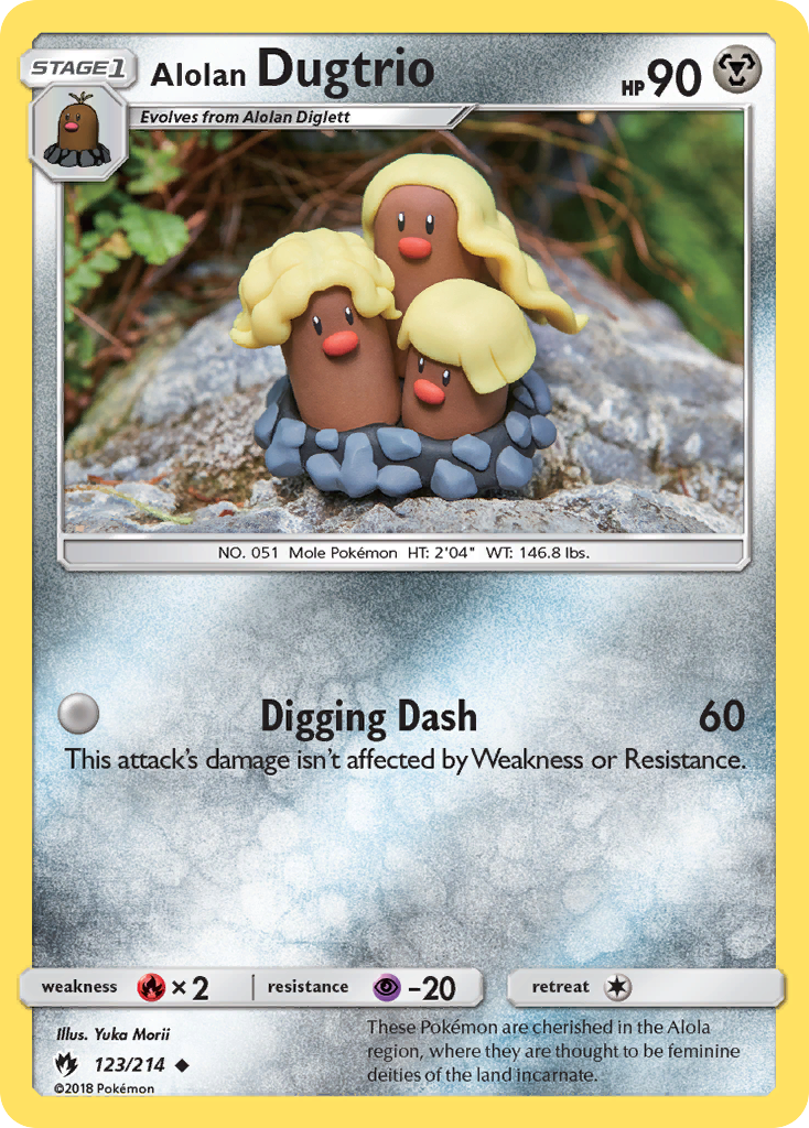 Alolan Dugtrio (123/214) [Sun & Moon: Lost Thunder] | Gear Gaming Bentonville