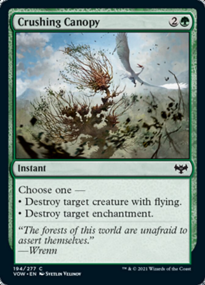 Crushing Canopy [Innistrad: Crimson Vow] | Gear Gaming Bentonville