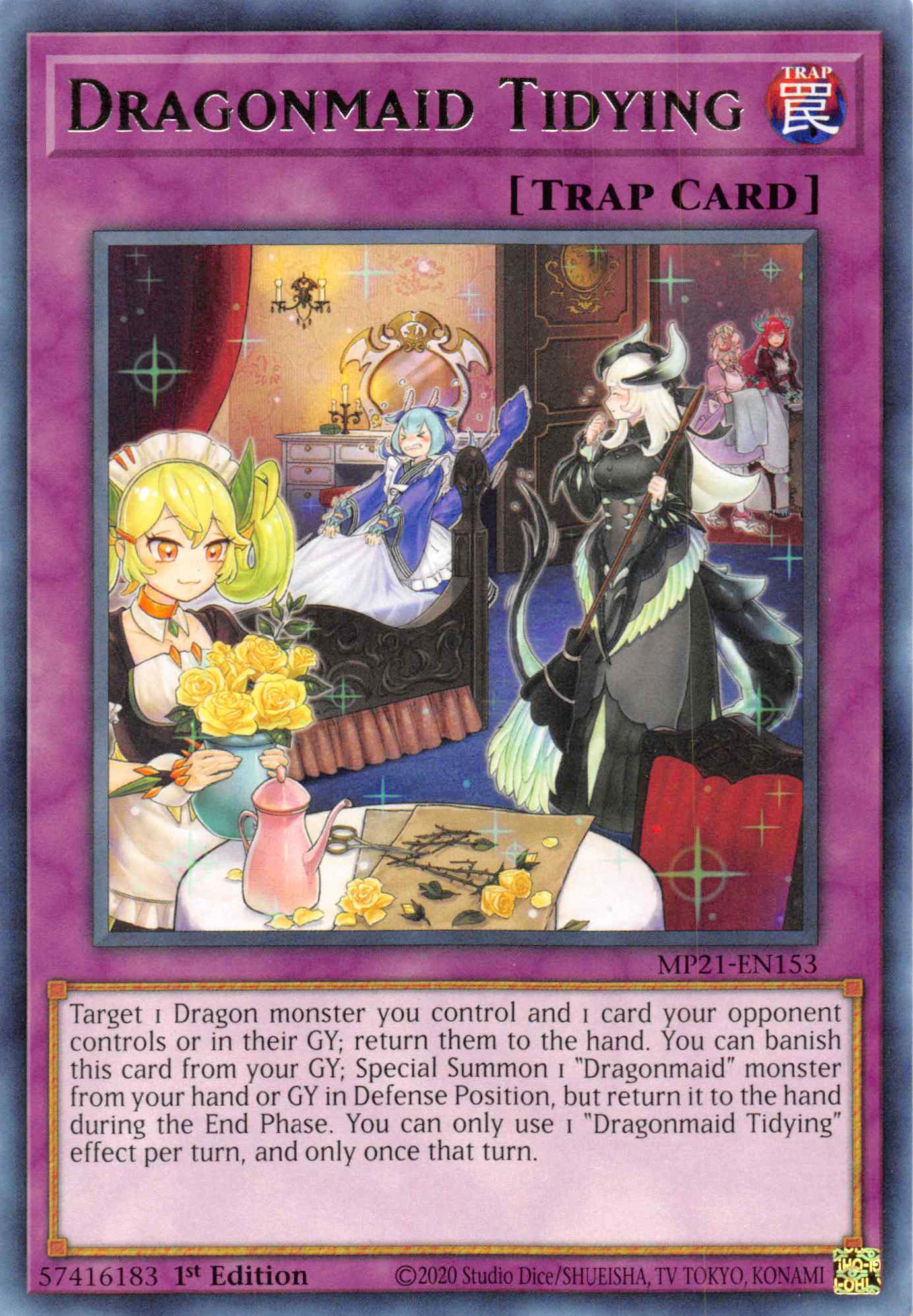 Dragonmaid Tidying [MP21-EN153] Rare | Gear Gaming Bentonville