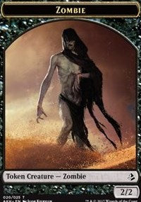 Zombie // Trueheart Duelist Token [Amonkhet Tokens] | Gear Gaming Bentonville