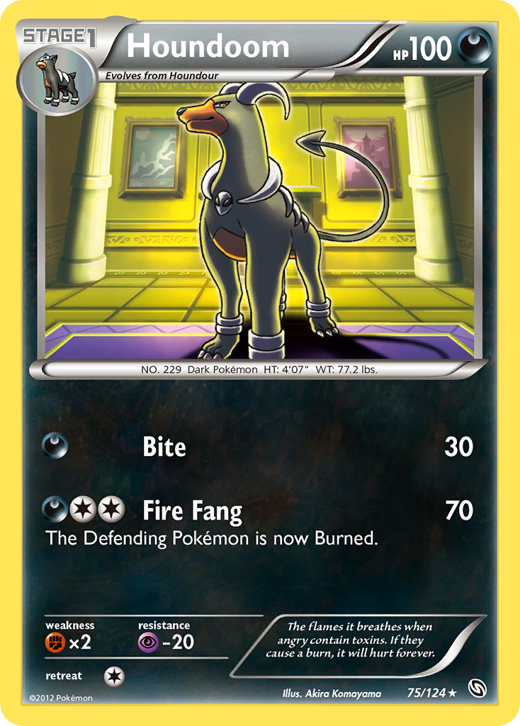 Houndoom (75/124) [Black & White: Dragons Exalted] | Gear Gaming Bentonville