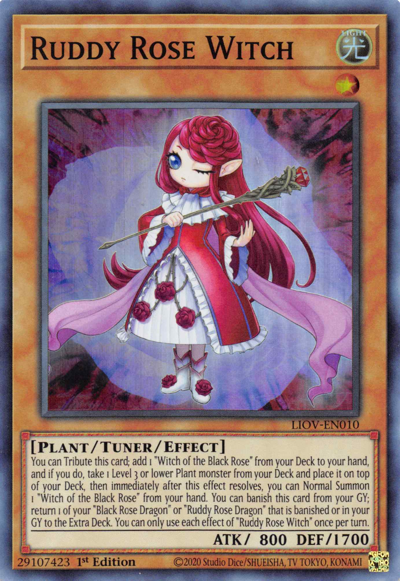 Ruddy Rose Witch [LIOV-EN010] Super Rare | Gear Gaming Bentonville