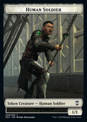 Eldrazi // Human Soldier Double-sided Token [Streets of New Capenna Commander Tokens] | Gear Gaming Bentonville