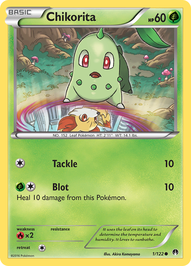 Chikorita (1/122) [XY: BREAKpoint] | Gear Gaming Bentonville