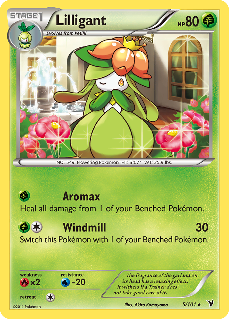 Lilligant (5/101) [Black & White: Noble Victories] | Gear Gaming Bentonville