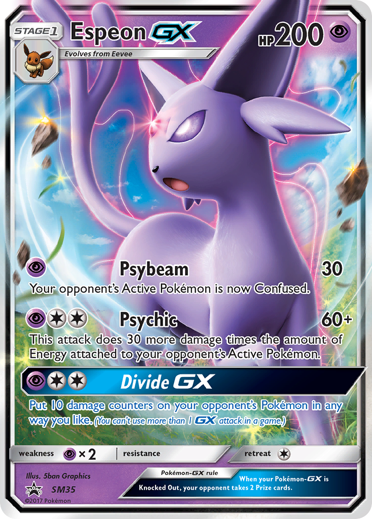 Espeon GX (SM35) [Sun & Moon: Black Star Promos] | Gear Gaming Bentonville