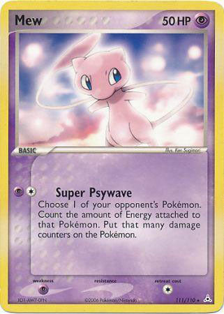 Mew (111/110) (Non Holo DVD Promo) [EX: Holon Phantoms] | Gear Gaming Bentonville