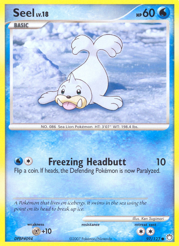 Seel (97/123) [Diamond & Pearl: Mysterious Treasures] | Gear Gaming Bentonville