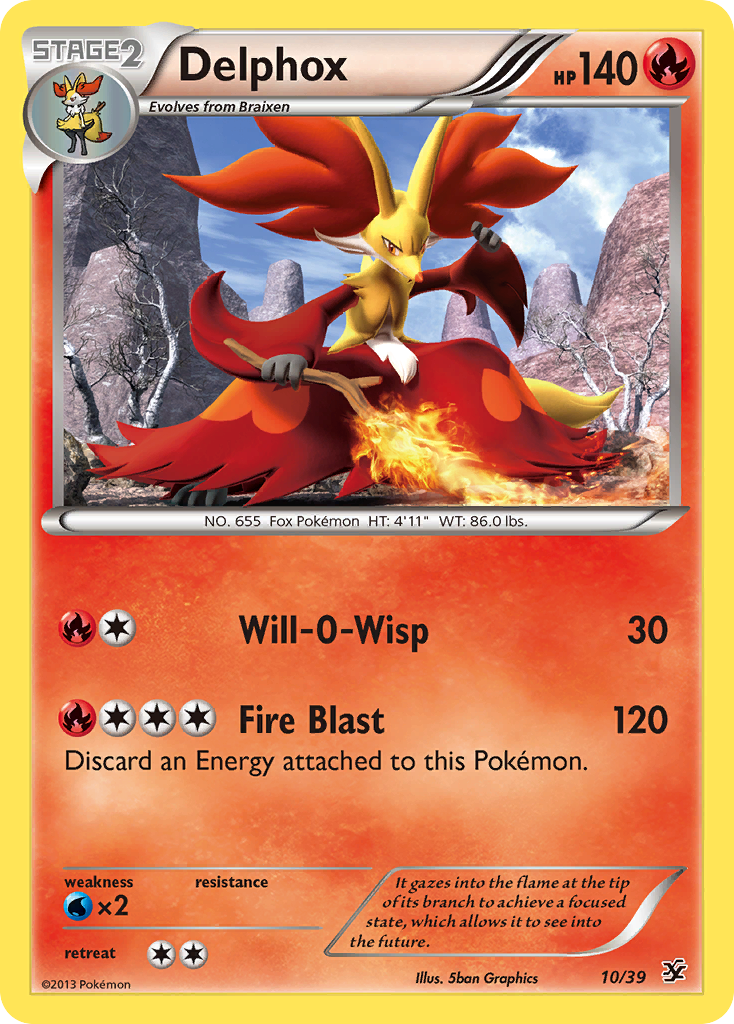 Delphox (10/39) [XY: Kalos Starter Set] | Gear Gaming Bentonville