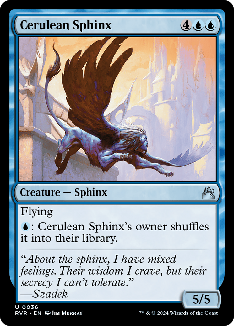 Cerulean Sphinx [Ravnica Remastered] | Gear Gaming Bentonville