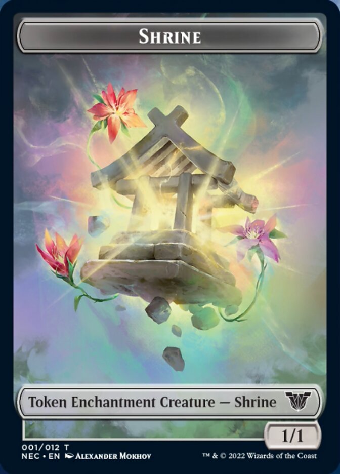 Shrine Token [Kamigawa: Neon Dynasty Commander Tokens] | Gear Gaming Bentonville