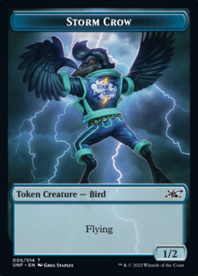 Storm Crow Token [Unfinity Tokens] | Gear Gaming Bentonville