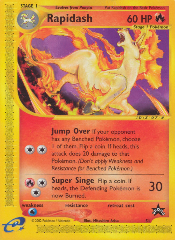 Rapidash (51) [Wizards of the Coast: Black Star Promos] | Gear Gaming Bentonville