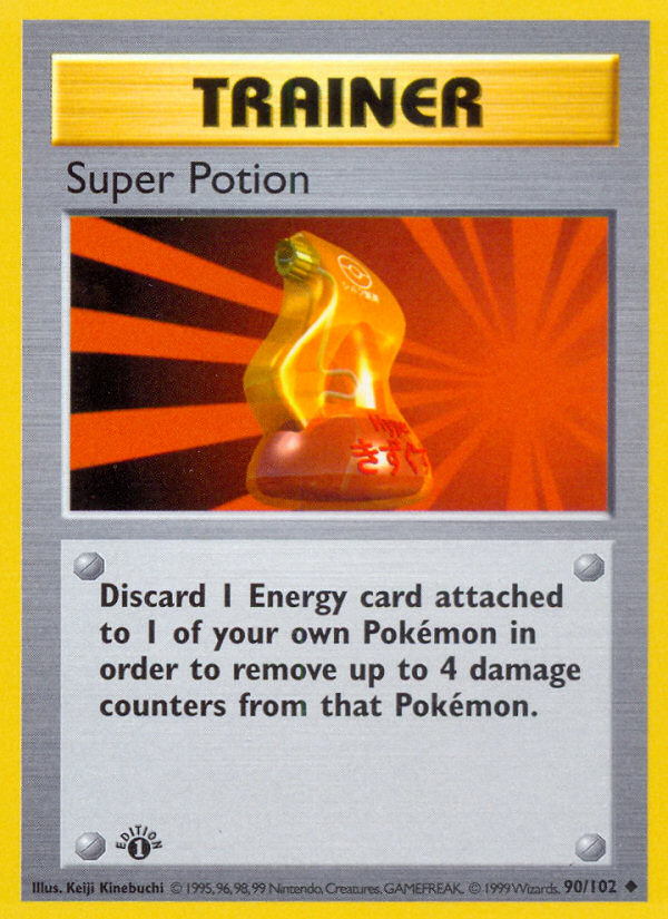 Super Potion (90/102) (Shadowless) [Base Set 1st Edition] | Gear Gaming Bentonville