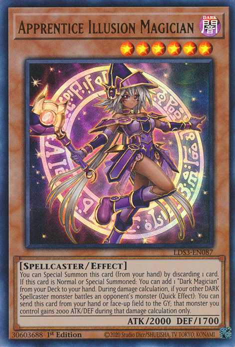 Apprentice Illusion Magician [LDS3-EN087] Ultra Rare | Gear Gaming Bentonville