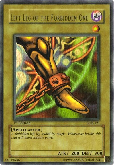 Left Leg of the Forbidden One [LOB-121] Ultra Rare | Gear Gaming Bentonville