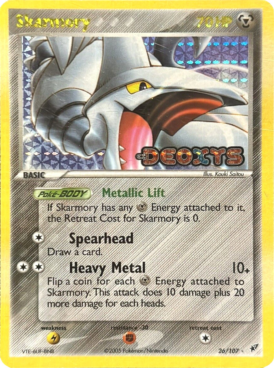 Skarmory (26/107) (Stamped) [EX: Deoxys] | Gear Gaming Bentonville