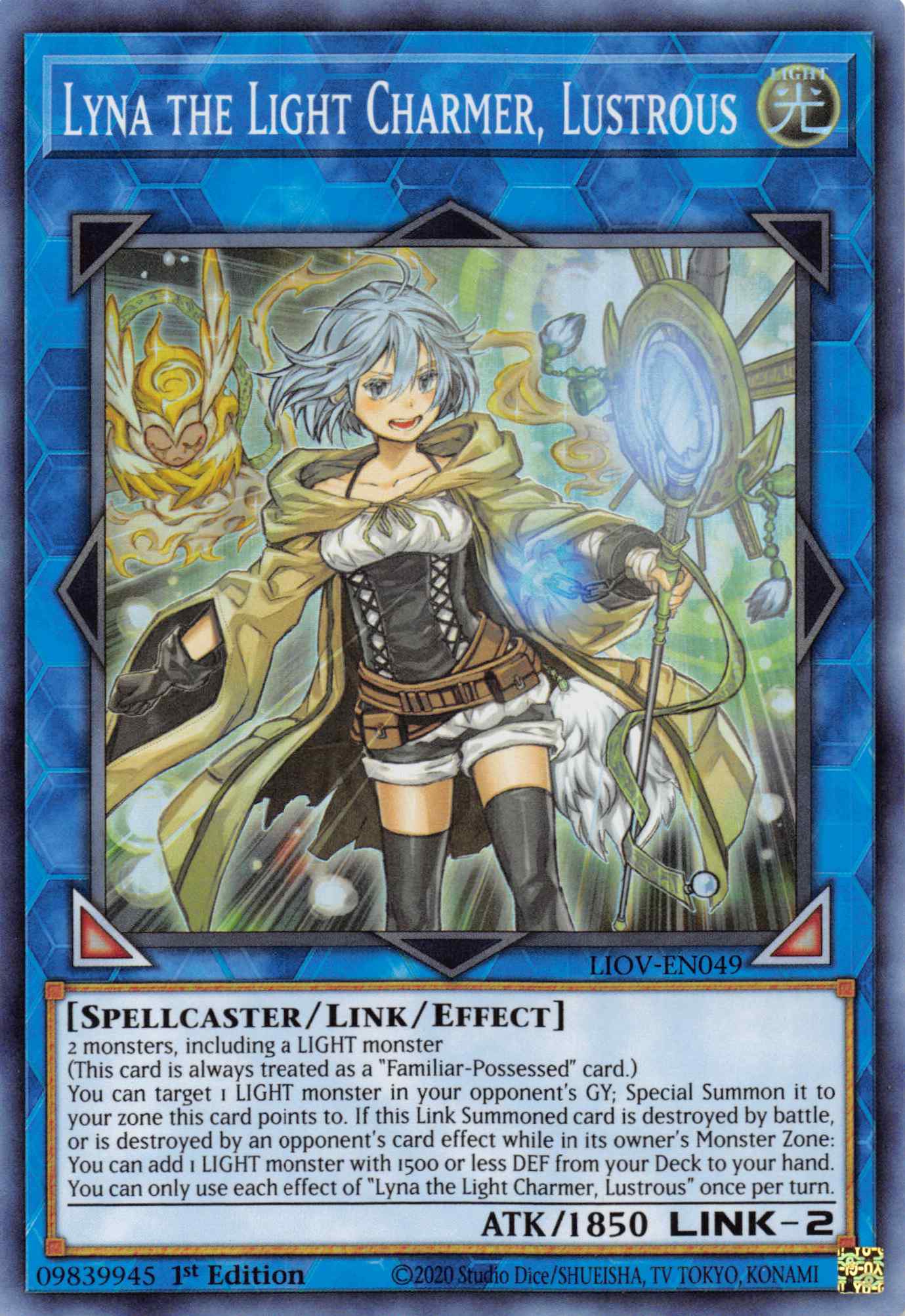 Lyna the Light Charmer, Lustrous [LIOV-EN049] Starlight Rare | Gear Gaming Bentonville