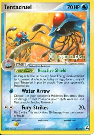 Tentacruel (45/92) (Prerelease Promo) [Nintendo: Black Star Promos] | Gear Gaming Bentonville