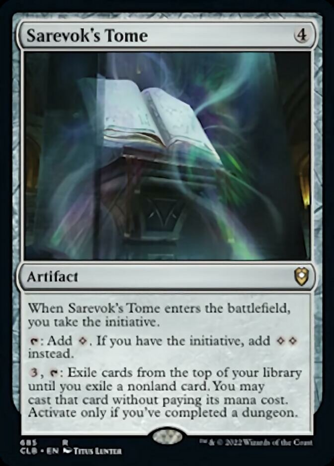 Sarevok's Tome [Commander Legends: Battle for Baldur's Gate] | Gear Gaming Bentonville