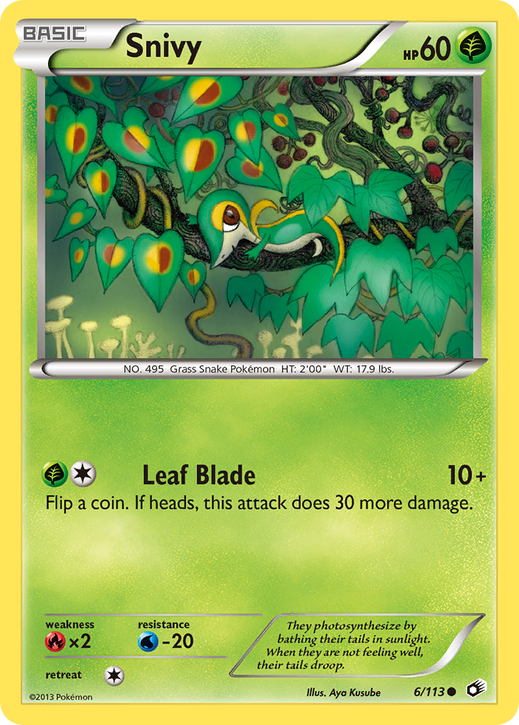 Snivy (6/113) [Black & White: Legendary Treasures] | Gear Gaming Bentonville