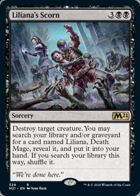 Liliana's Scorn [Core Set 2021] | Gear Gaming Bentonville