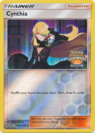 Cynthia (119a/156) (Regional Championship Promo) [Sun & Moon: Ultra Prism] | Gear Gaming Bentonville