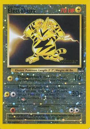 Electabuzz (1) (Winner) [Best of Promos] | Gear Gaming Bentonville