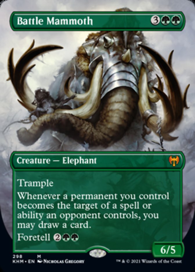 Battle Mammoth (Borderless Alternate Art) [Kaldheim] | Gear Gaming Bentonville