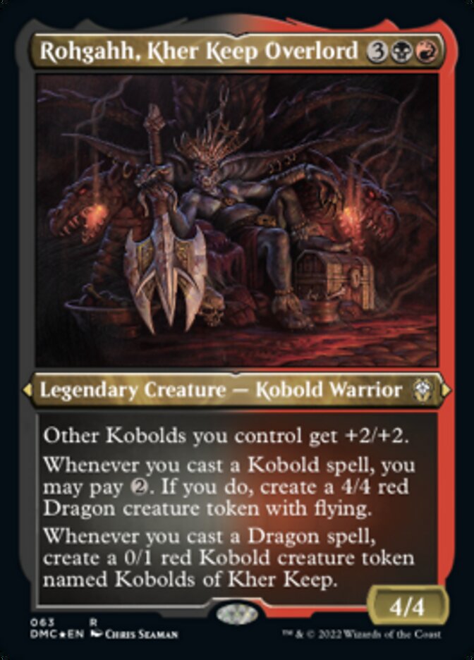 Rohgahh, Kher Keep Overlord (Foil Etched) [Dominaria United Commander] | Gear Gaming Bentonville