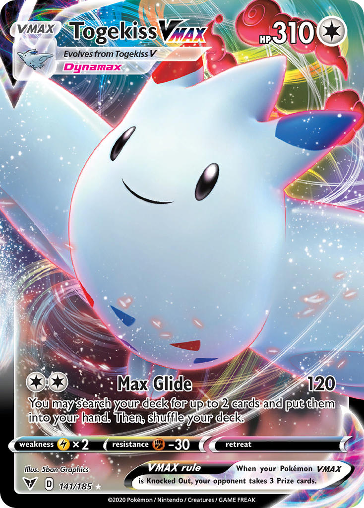 Togekiss VMAX (141/185) [Sword & Shield: Vivid Voltage] | Gear Gaming Bentonville