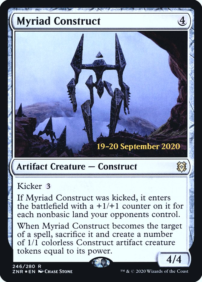 Myriad Construct  [Zendikar Rising Prerelease Promos] | Gear Gaming Bentonville