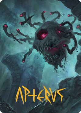 Ghastly Death Tyrant Art Card (Gold-Stamped Signature) [Commander Legends: Battle for Baldur's Gate Art Series] | Gear Gaming Bentonville