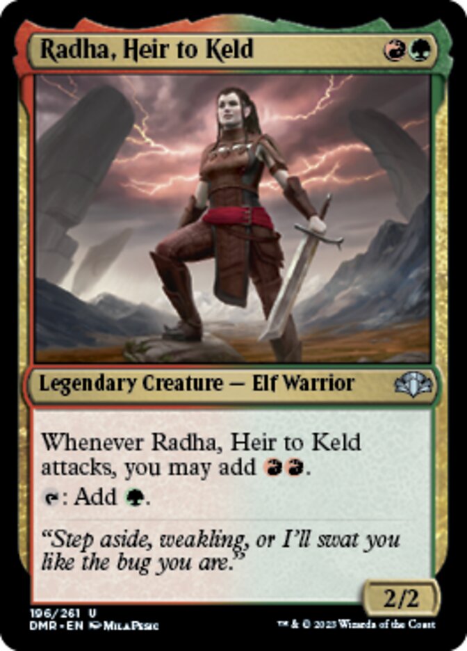 Radha, Heir to Keld [Dominaria Remastered] | Gear Gaming Bentonville