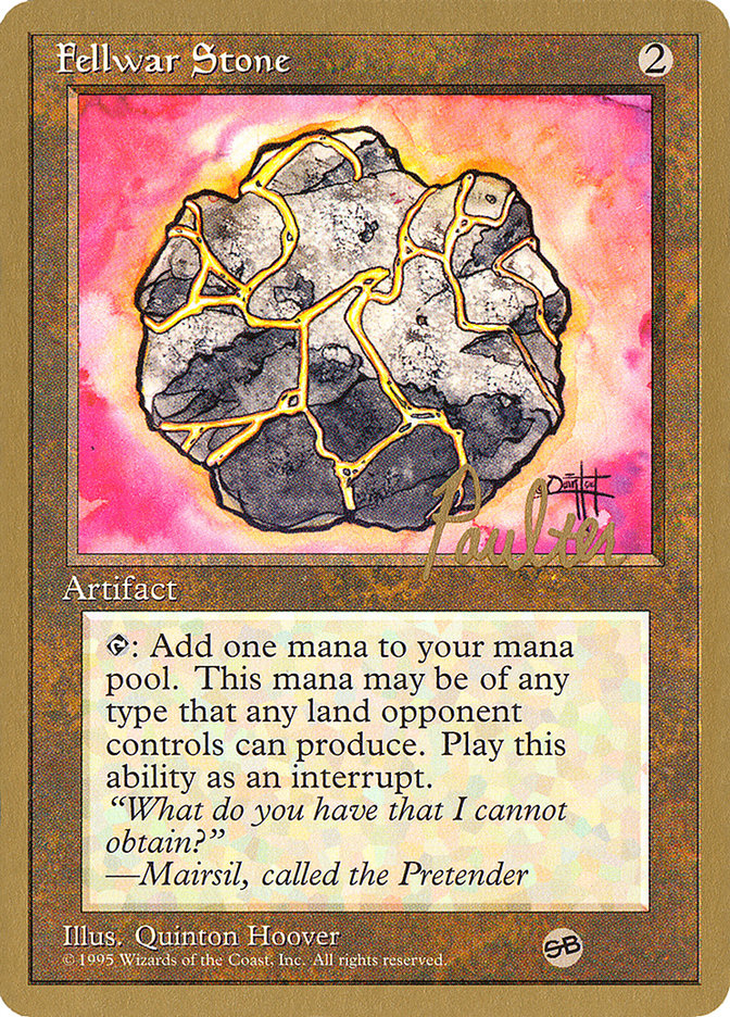 Fellwar Stone (Preston Poulter) (SB) [Pro Tour Collector Set] | Gear Gaming Bentonville