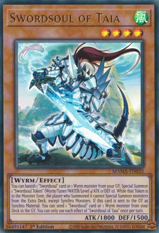 Swordsoul of Taia [MAMA-EN035] Ultra Rare | Gear Gaming Bentonville