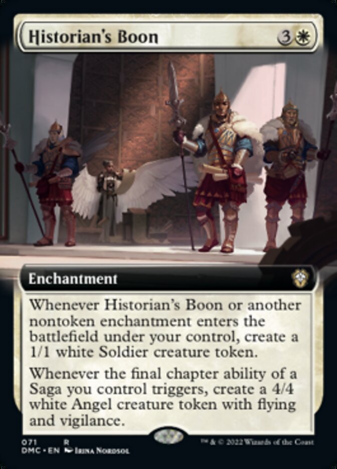 Historian's Boon (Extended Art) [Dominaria United Commander] | Gear Gaming Bentonville