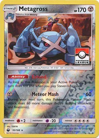 Metagross (95/168) (League Promo) [Sun & Moon: Celestial Storm] | Gear Gaming Bentonville