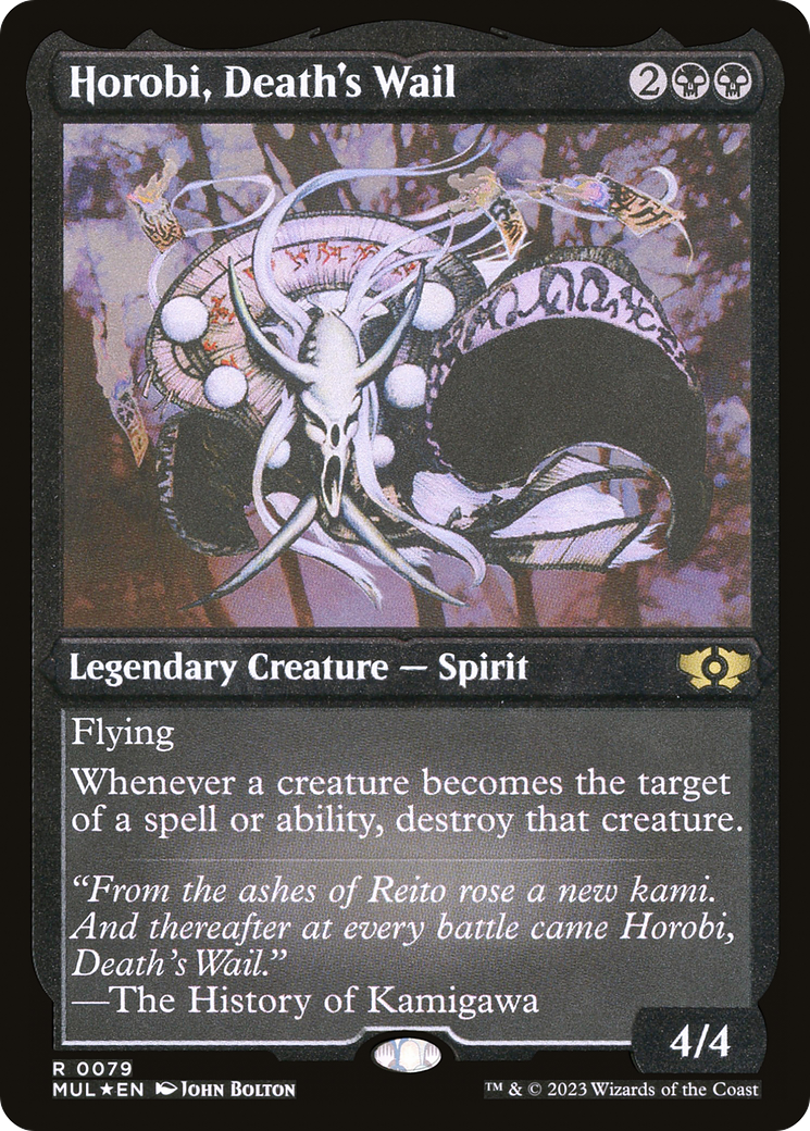 Horobi, Death's Wail (Foil Etched) [Multiverse Legends] | Gear Gaming Bentonville