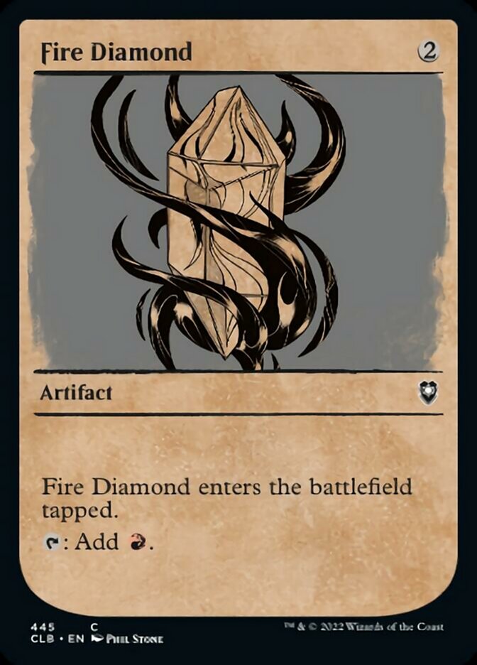 Fire Diamond (Showcase) [Commander Legends: Battle for Baldur's Gate] | Gear Gaming Bentonville