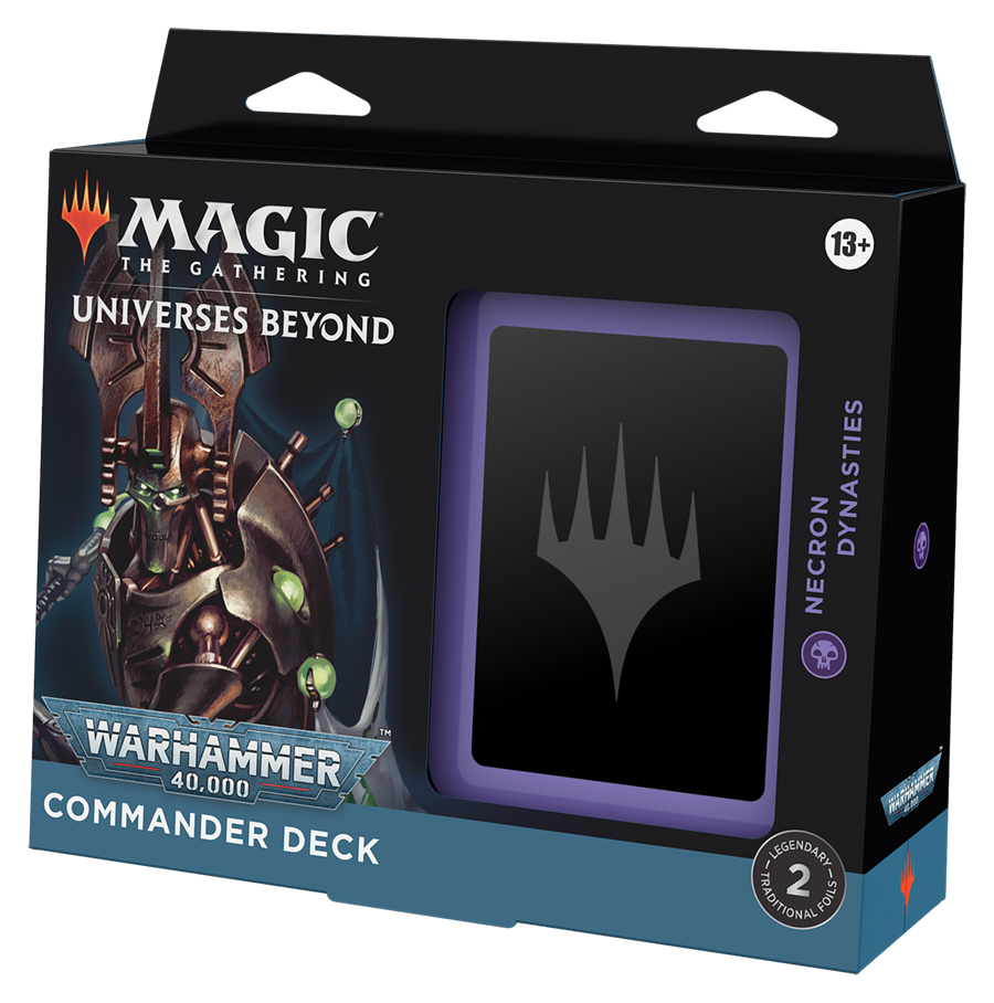 Universes Beyond: Warhammer 40,000 - Commander Deck (Necron Dynasties) | Gear Gaming Bentonville