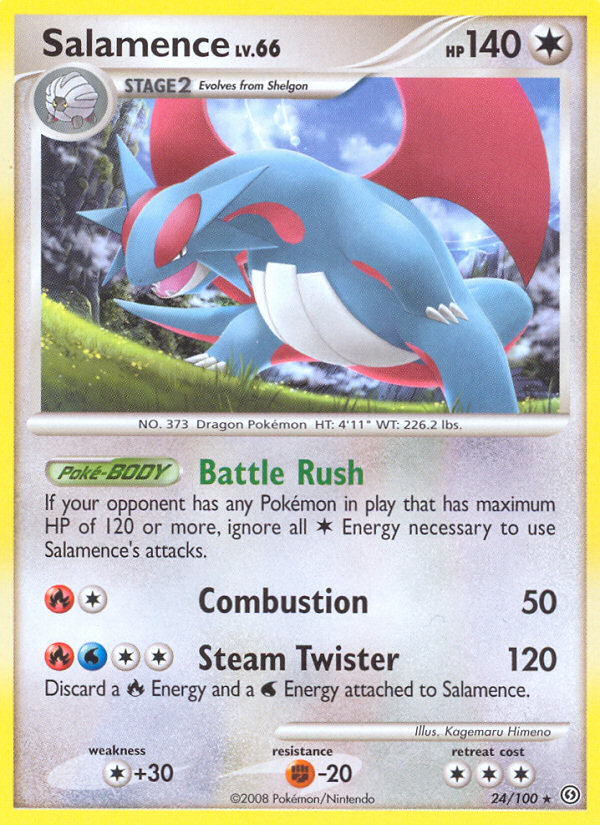 Salamence (24/100) [Diamond & Pearl: Stormfront] | Gear Gaming Bentonville