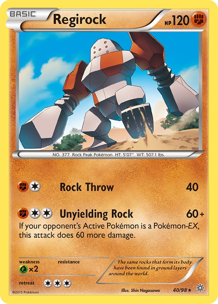 Regirock (40/98) (Theme Deck Exclusive) [XY: Ancient Origins] | Gear Gaming Bentonville