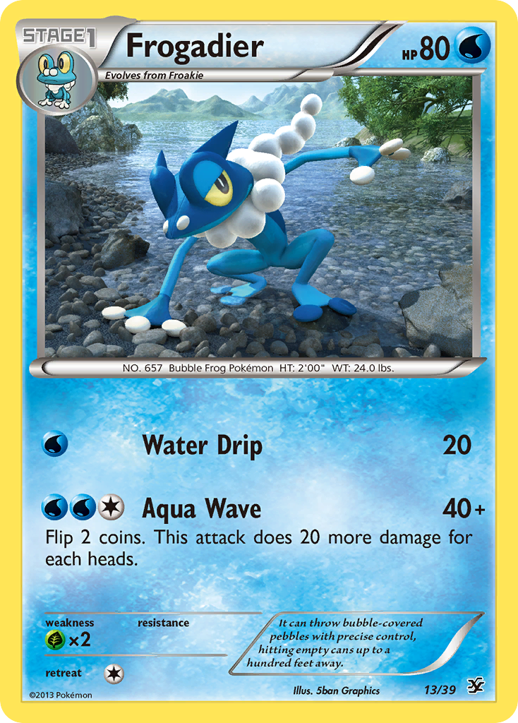 Frogadier (13/39) [XY: Kalos Starter Set] | Gear Gaming Bentonville