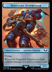 Soldier (004) // Vanguard Suppressor Double-sided Token (Surge Foil) [Universes Beyond: Warhammer 40,000 Tokens] | Gear Gaming Bentonville