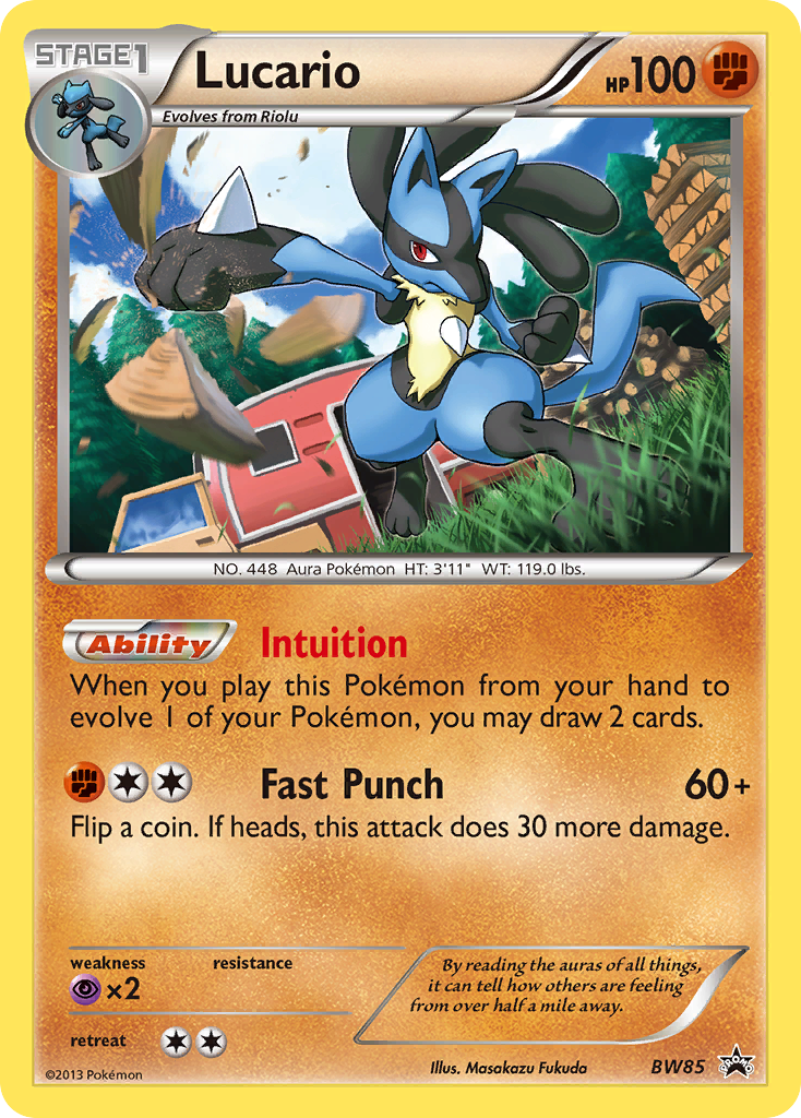 Lucario (BW85) [Black & White: Black Star Promos] | Gear Gaming Bentonville