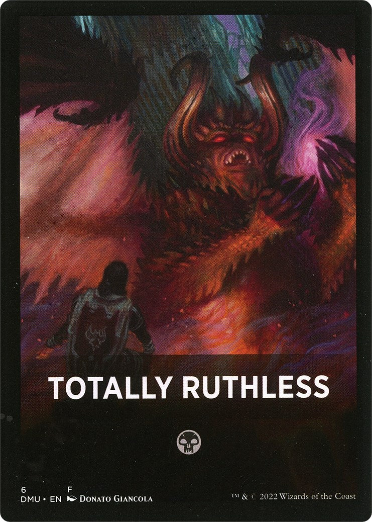 Totally Ruthless Theme Card [Dominaria United Tokens] | Gear Gaming Bentonville