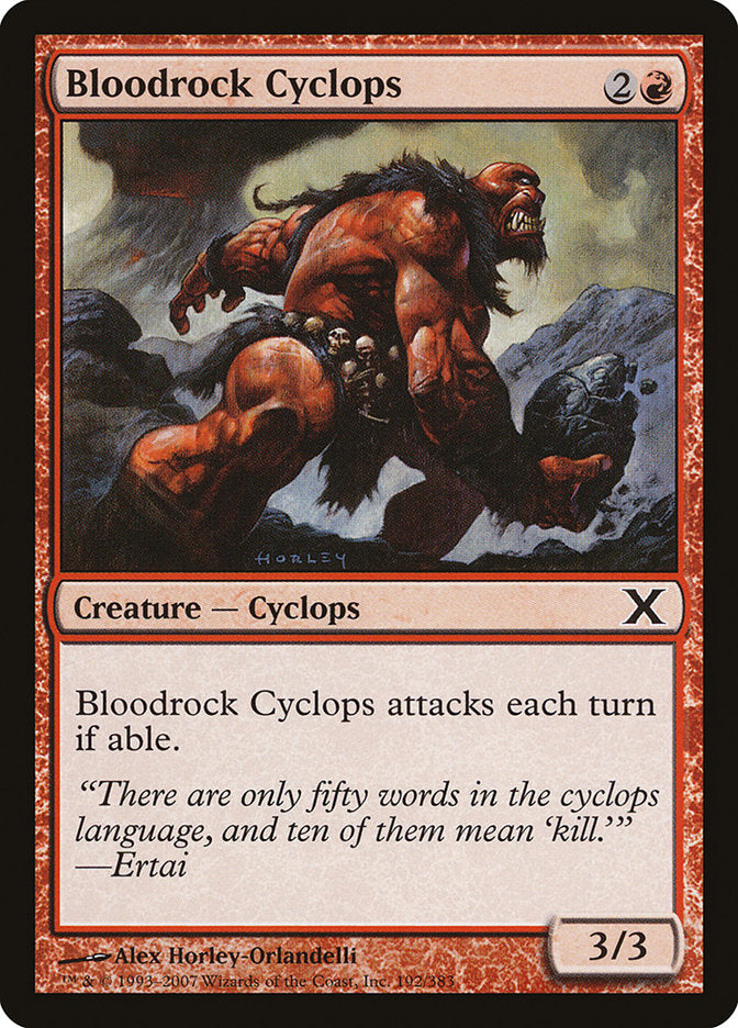 Bloodrock Cyclops [Tenth Edition] | Gear Gaming Bentonville