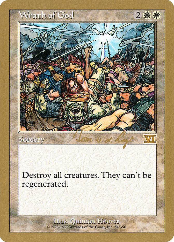 Wrath of God (Tom van de Logt) [World Championship Decks 2000] | Gear Gaming Bentonville