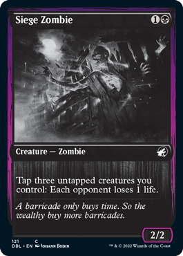 Siege Zombie [Innistrad: Double Feature] | Gear Gaming Bentonville